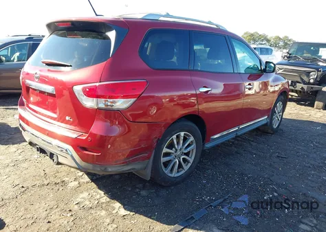 2016 Nissan Pathfinder Sl z USA, uszkodzony, nr VIN 5N1AR2MNXGC623660